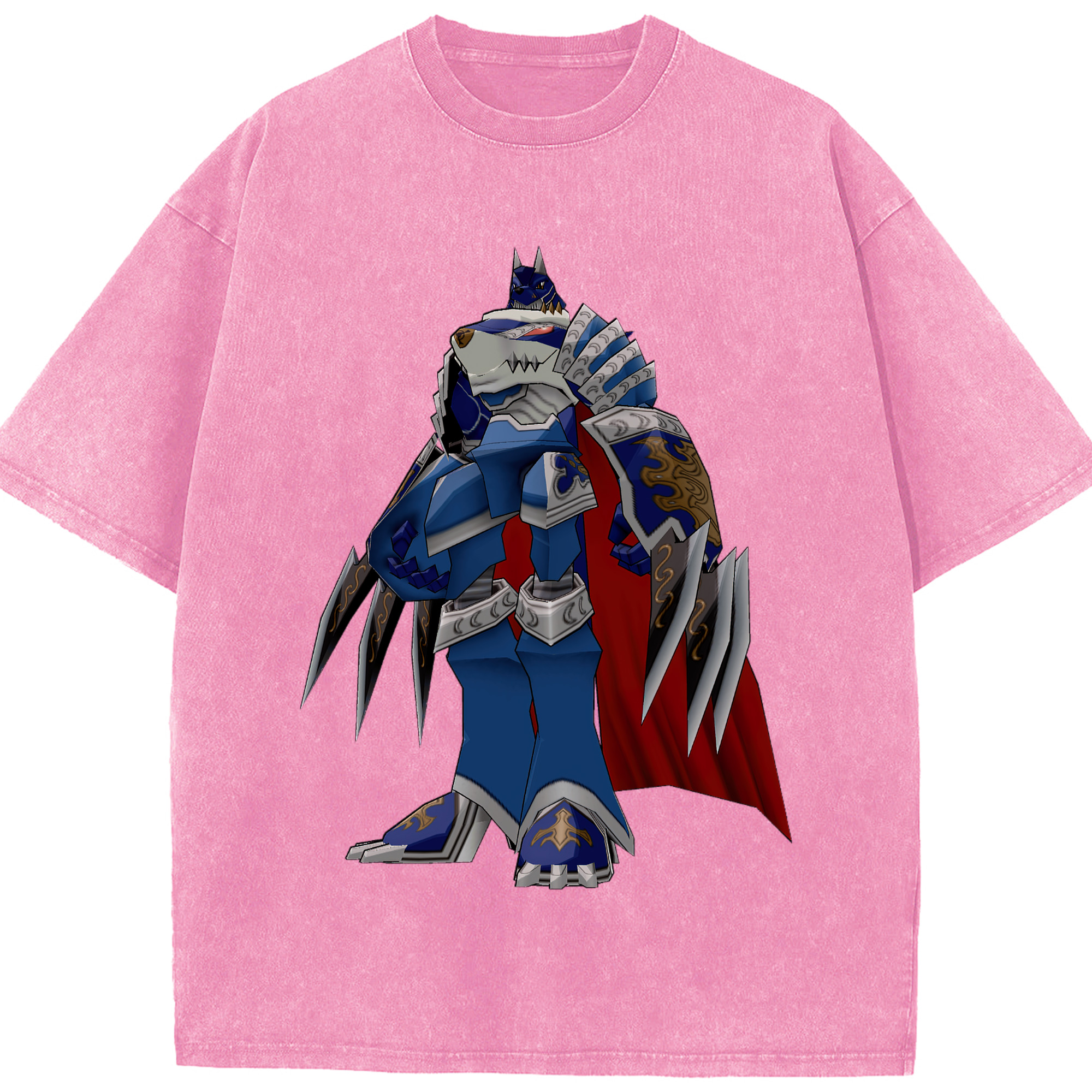 （画像用） Digimon デジタルモンスター/デジモン 綿100% ヴィンテージ風 半袖Tシャツ（フロントプリント）